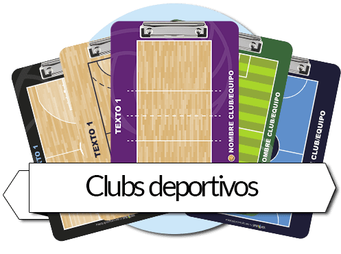 Pizarras personalizadas para Clubs deportivos